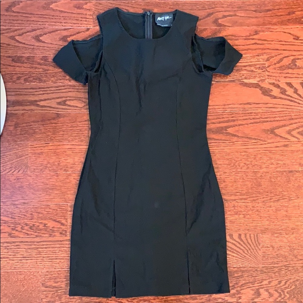 Nasty Gal black mini dress